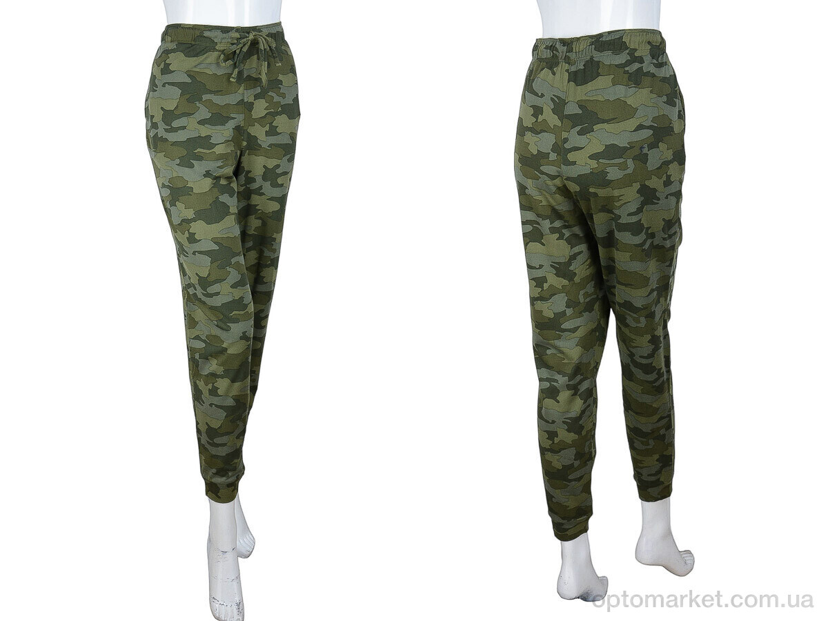 Купить Спортивні штаны жіночі 0830-1211 black-khaki mix Athletic Works мікс, фото 2