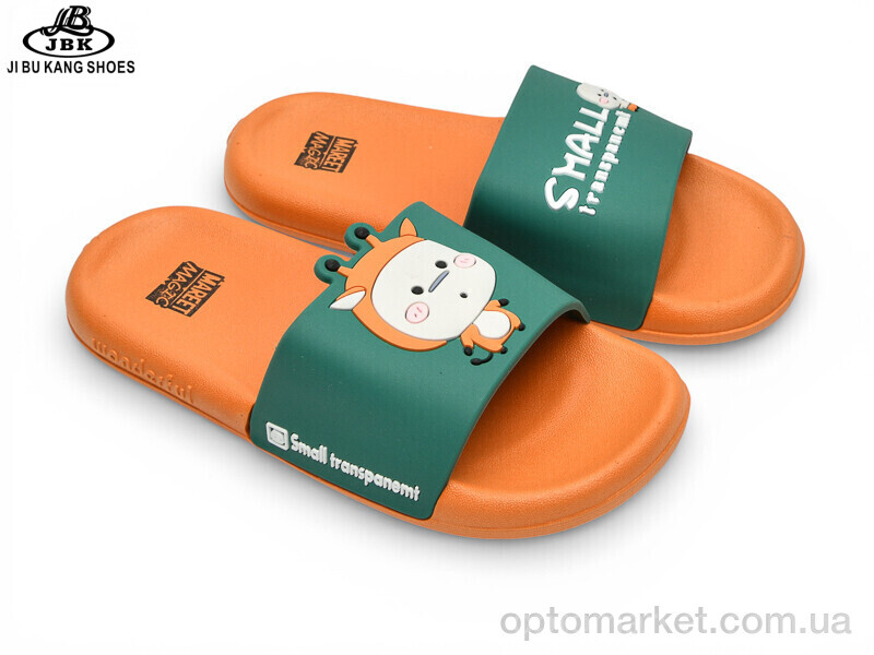 Купить Шльопанці дитячі 0831-01 orange Jibukang помаранчевий, фото 1