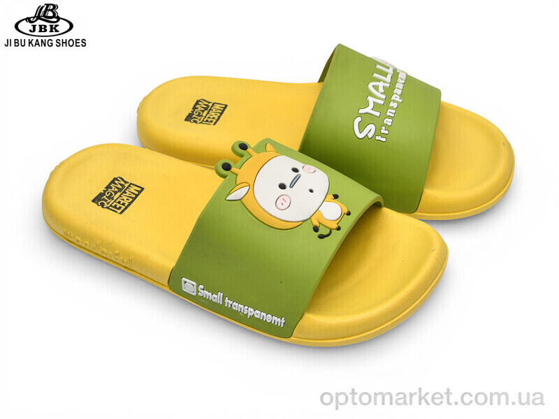Купить Шльопанці дитячі 0831-01 yellow Jibukang жовтий, фото 1