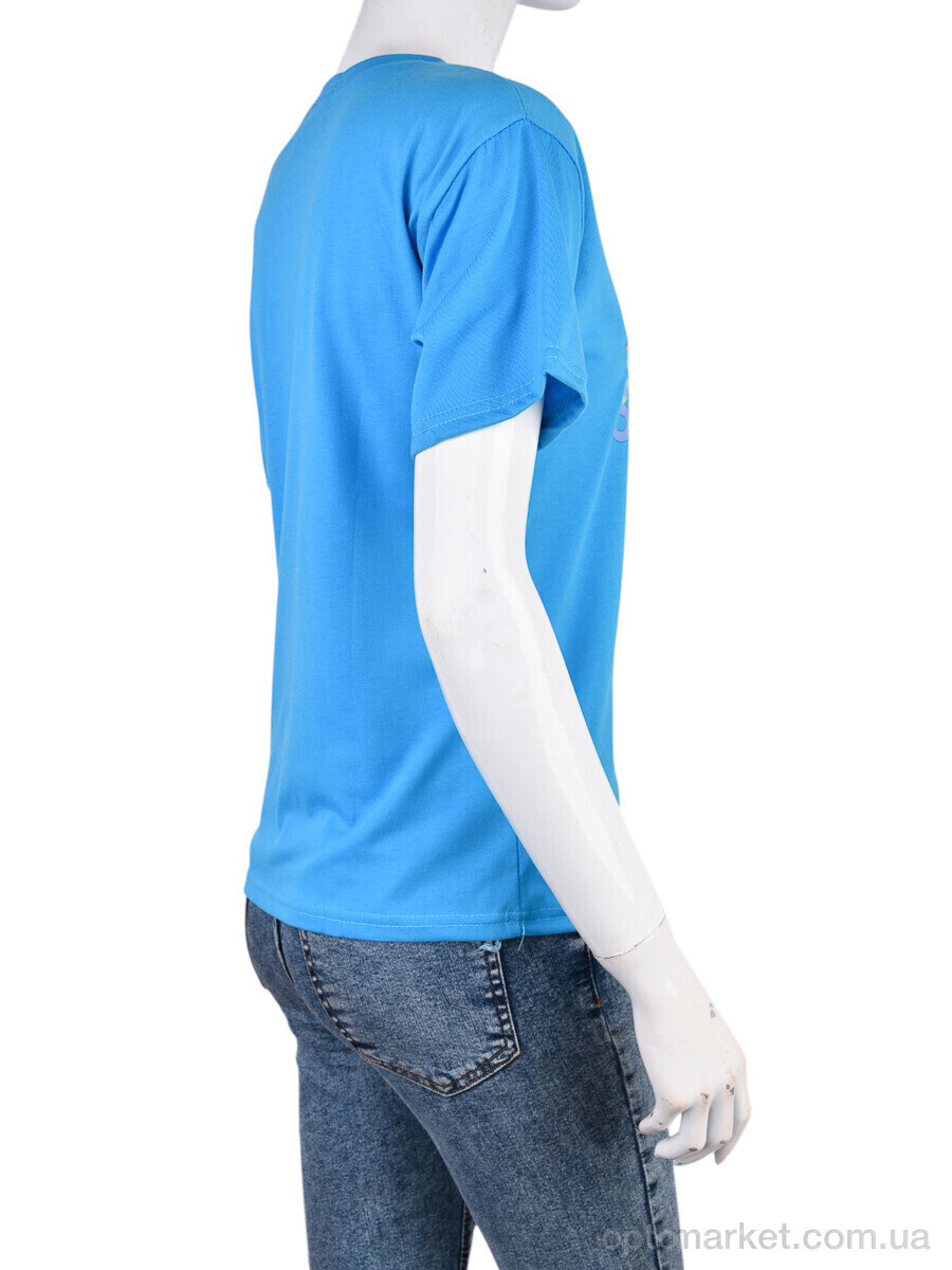 Купить Футболка жіночі 08789-11 blue Geen синій, фото 2