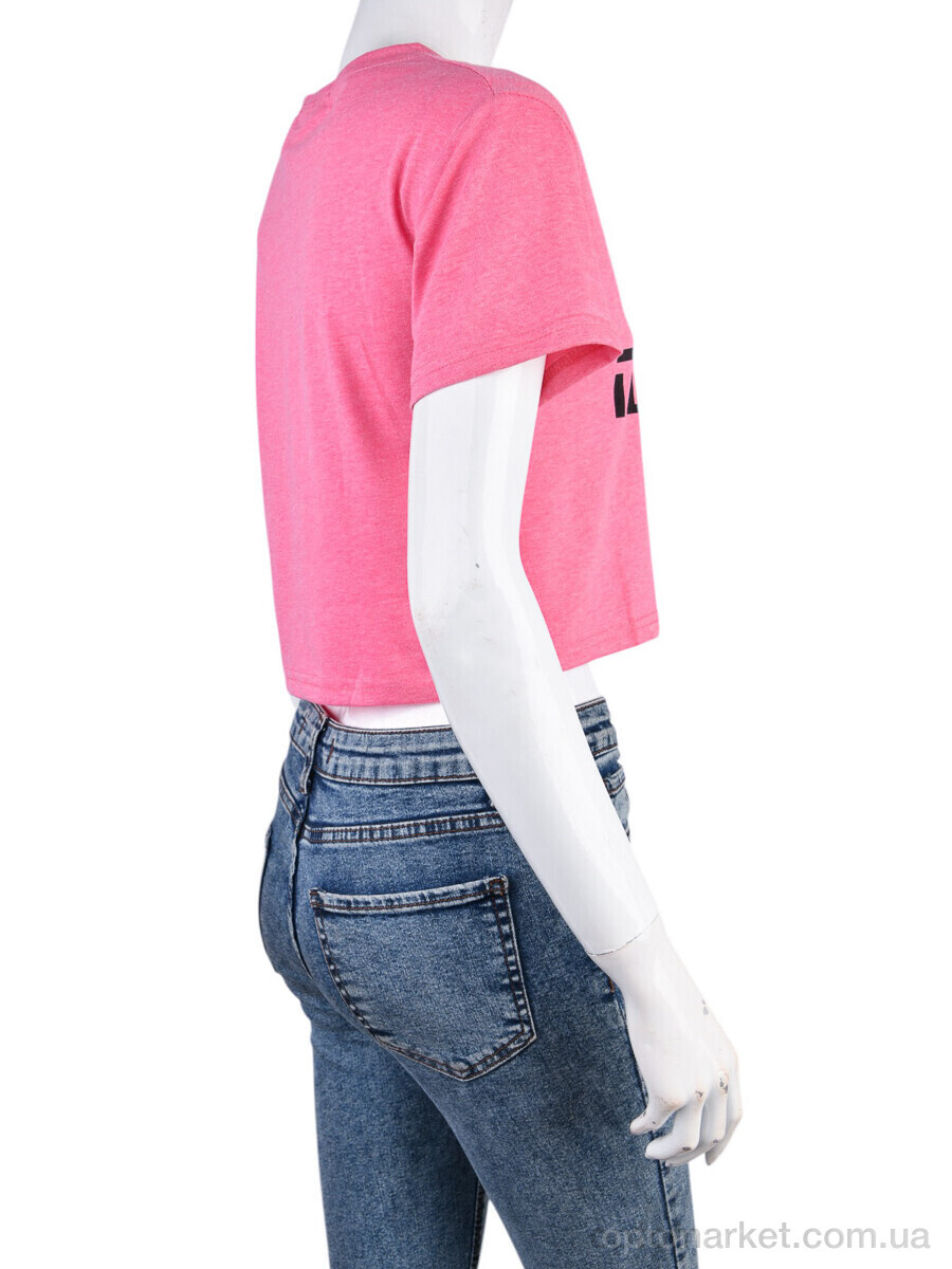 Купить Футболка жіночі 08789-16-1 pink Geen рожевий, фото 2