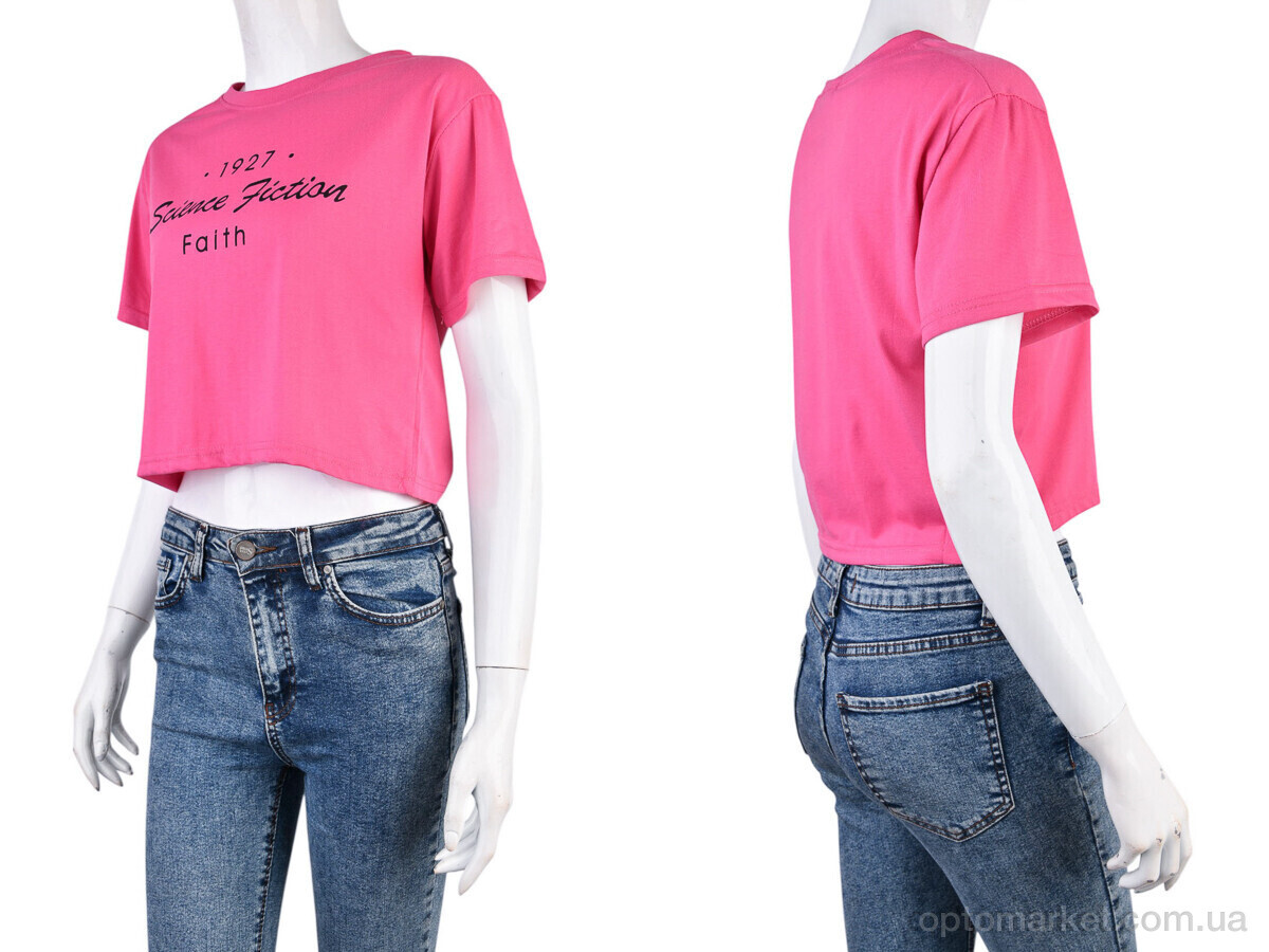 Купить Футболка жіночі 08789-16-2 pink Geen рожевий, фото 3