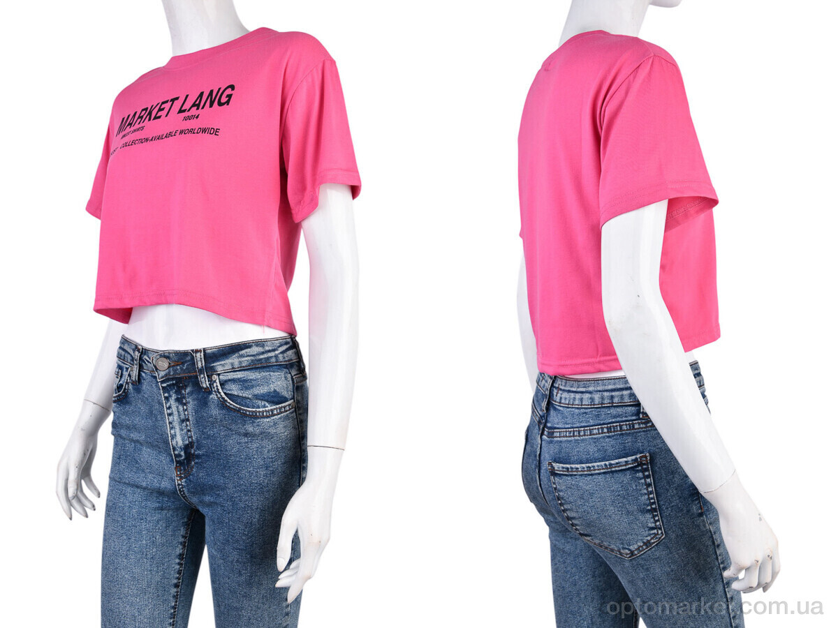 Купить Футболка жіночі 08789-16 pink Geen рожевий, фото 3
