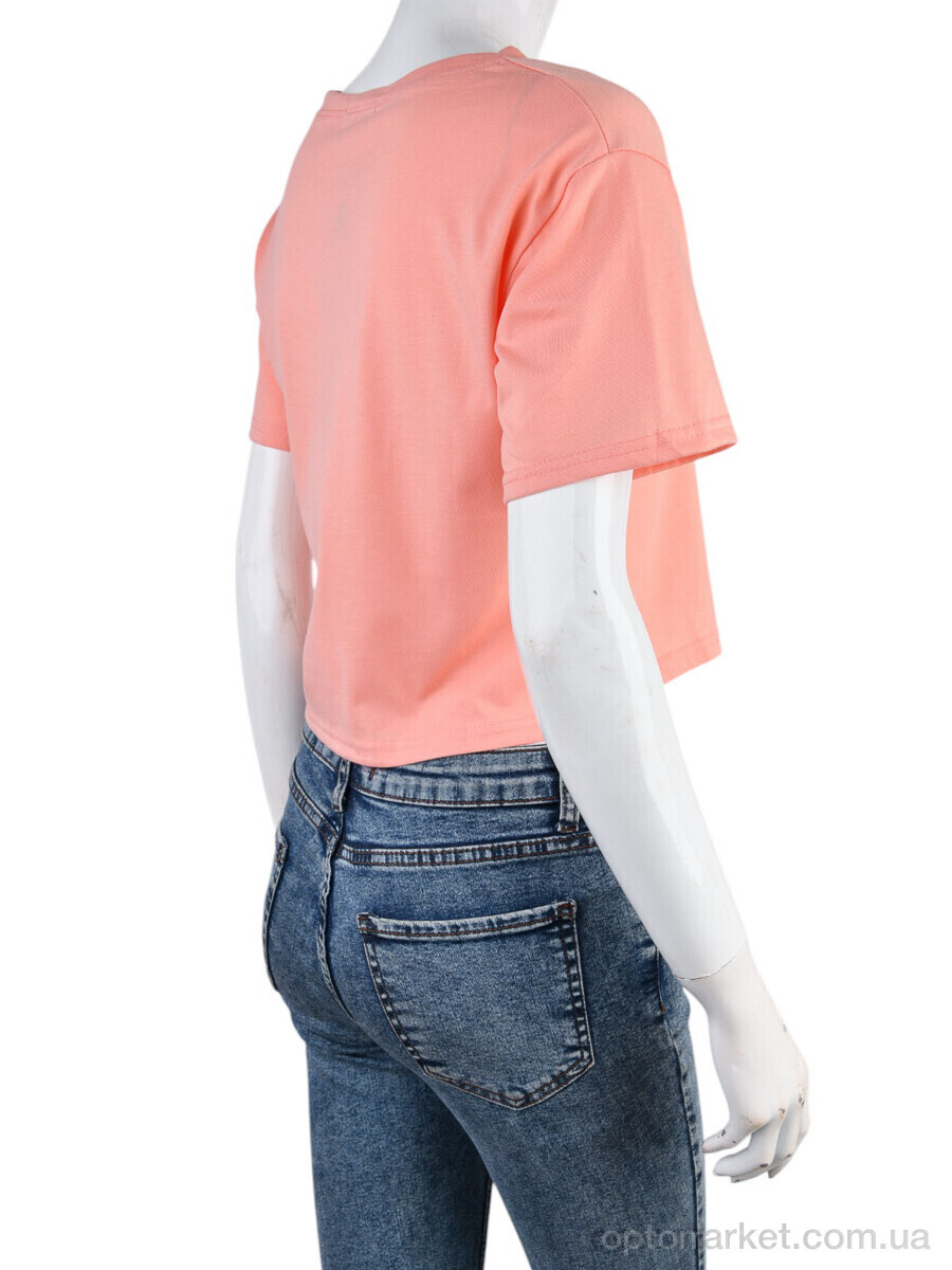 Купить Футболка жіночі 08789-17-1 pink Geen рожевий, фото 2