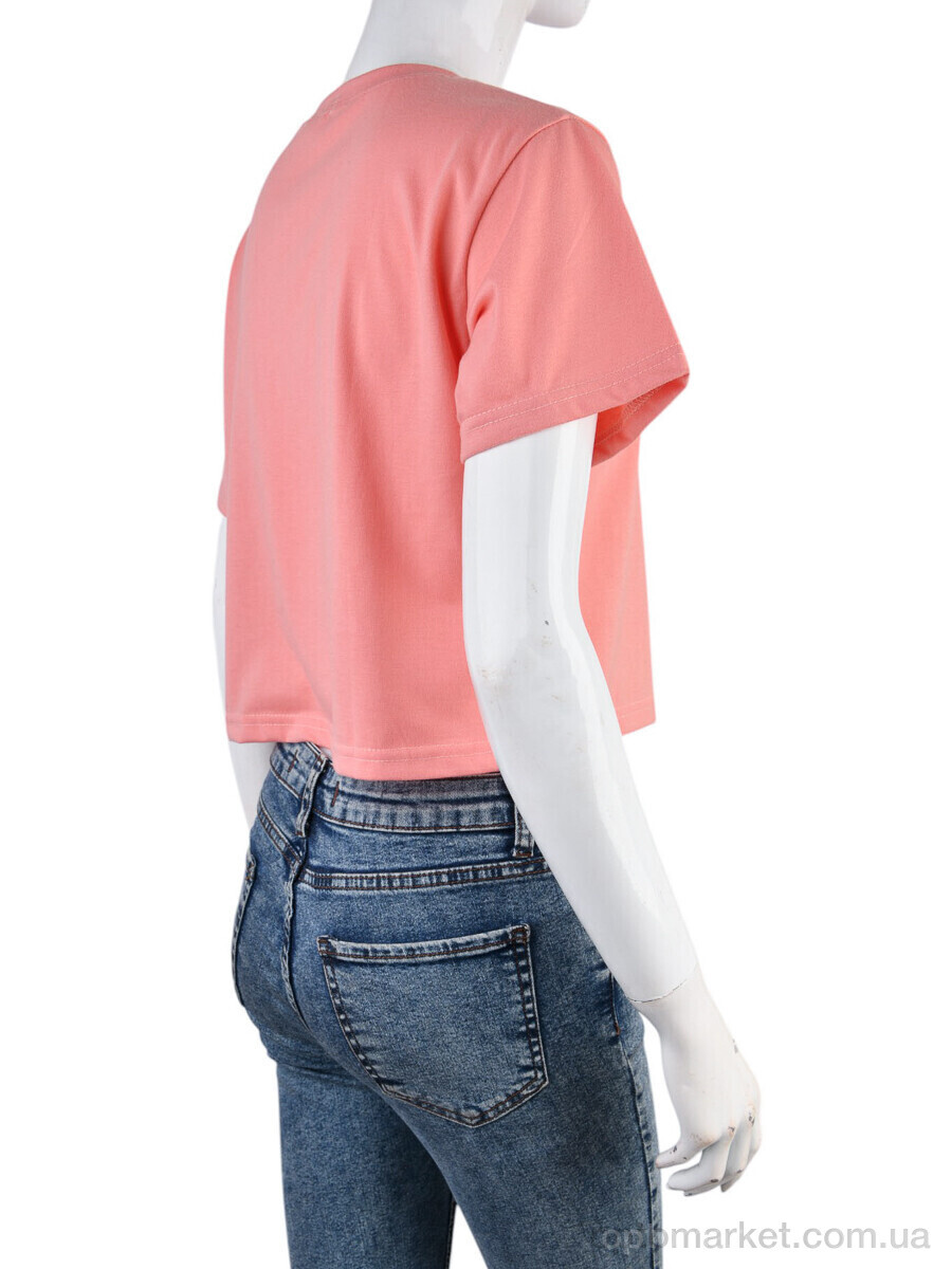 Купить Футболка жіночі 08789-17 pink Geen рожевий, фото 2