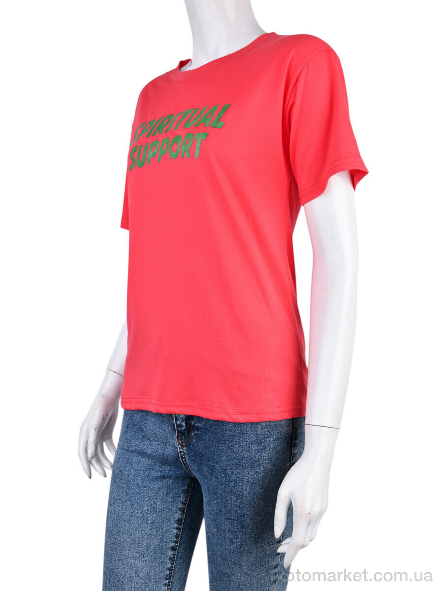 Купить Футболка жіночі 08789-2 pink Geen рожевий, фото 1