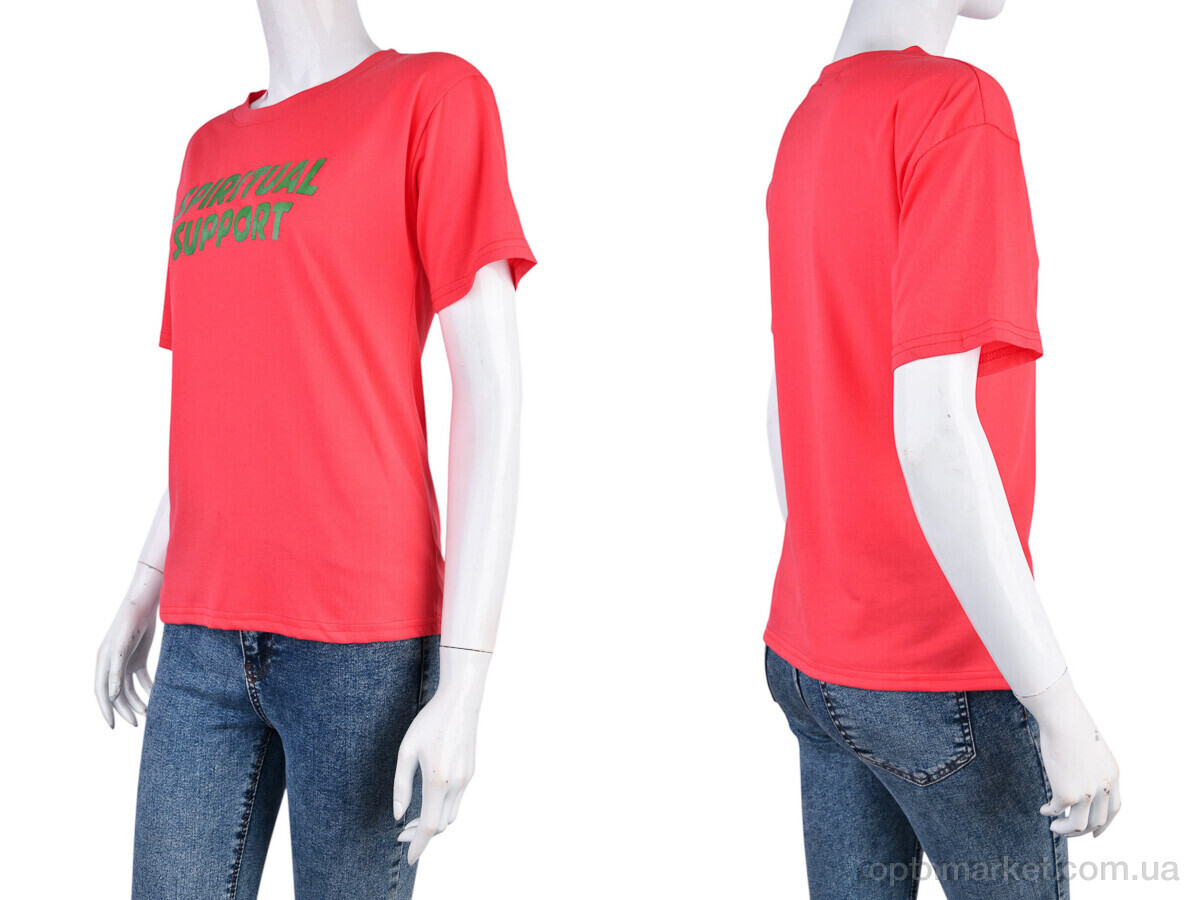 Купить Футболка жіночі 08789-2 pink Geen рожевий, фото 3