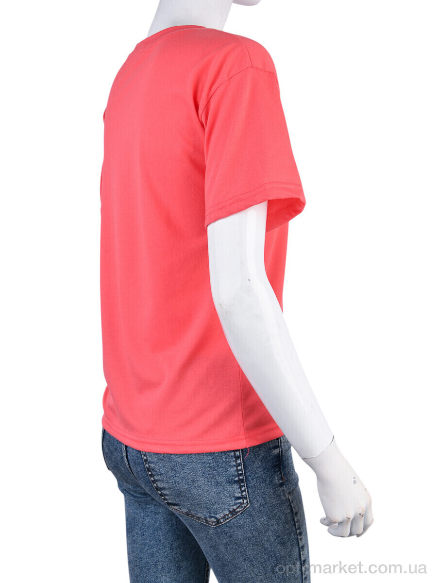 Купить Футболка жіночі 08789-4-3 pink Geen рожевий, фото 2