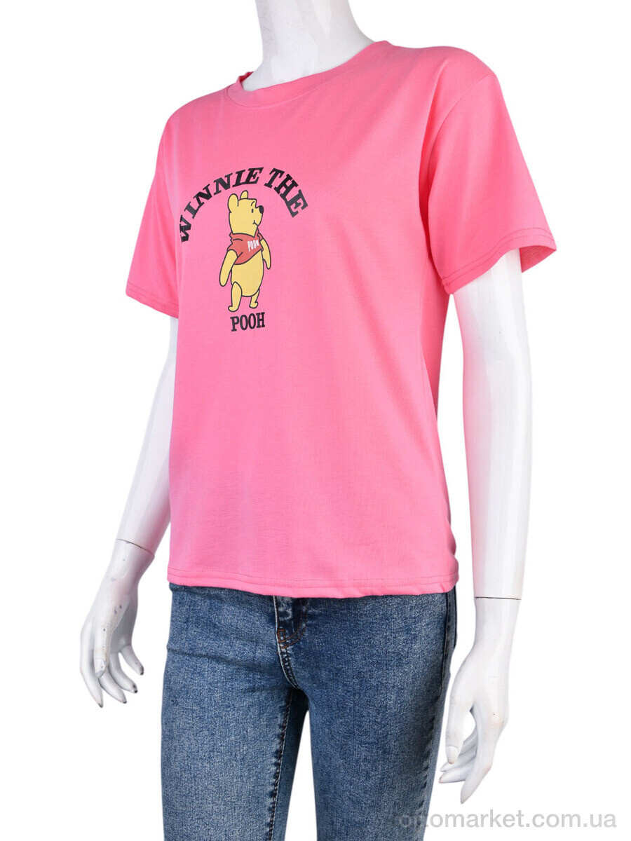 Купить Футболка жіночі 08789-6 pink Geen рожевий, фото 1