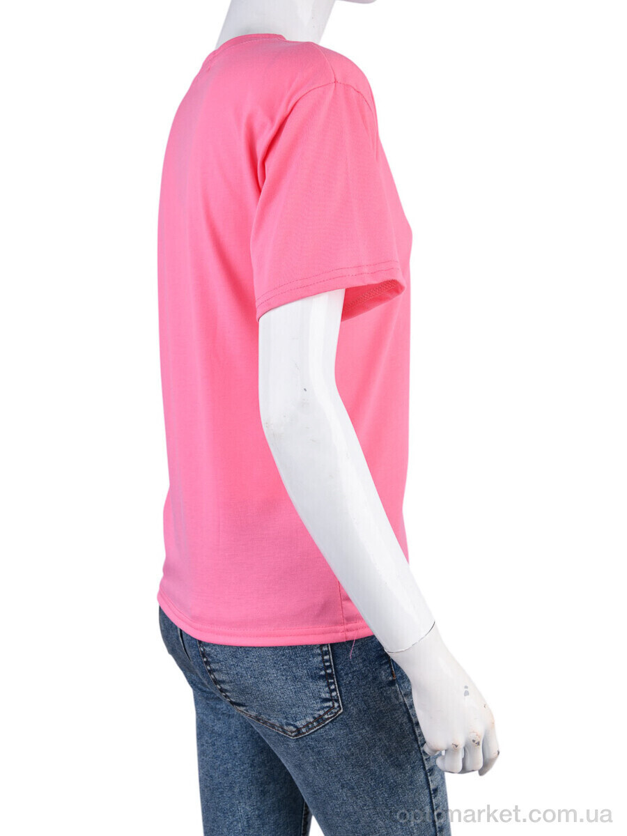 Купить Футболка жіночі 08789-6 pink Geen рожевий, фото 2