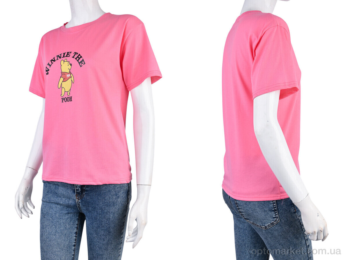 Купить Футболка жіночі 08789-6 pink Geen рожевий, фото 3