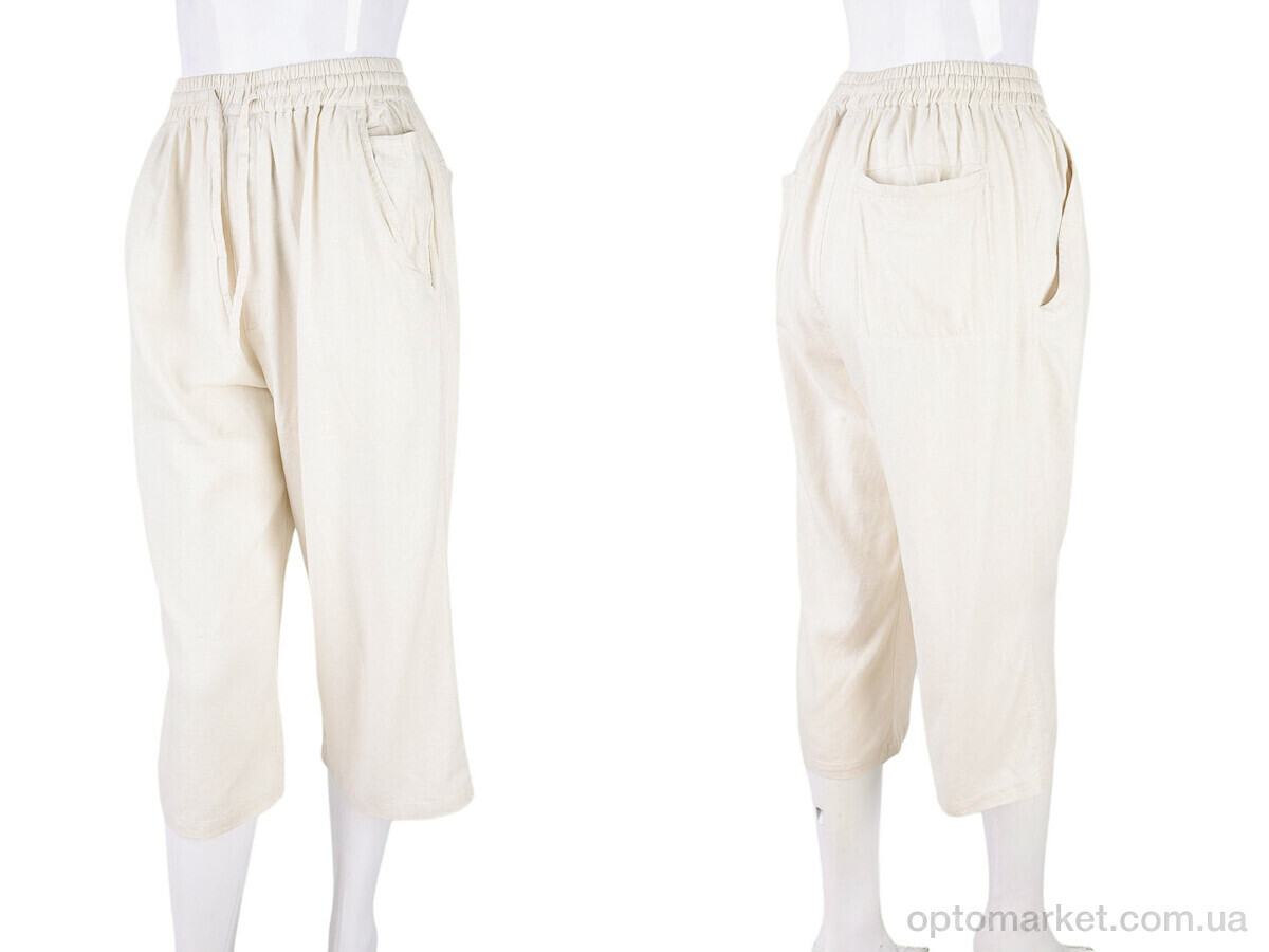 Купить Бриджі жіночі 08888 beige Vikta-KFT бежевий, фото 3