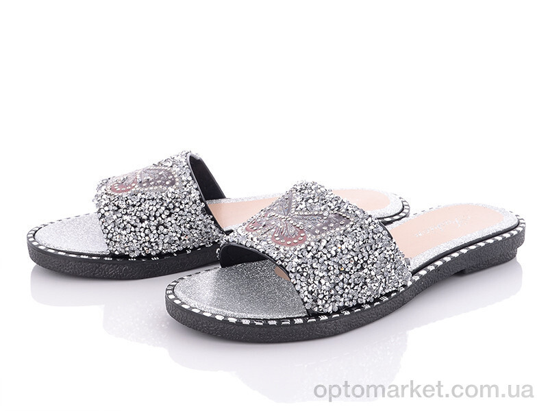 Купить Шльопанці жіночі 09-1 Summer shoes срібний, фото 1