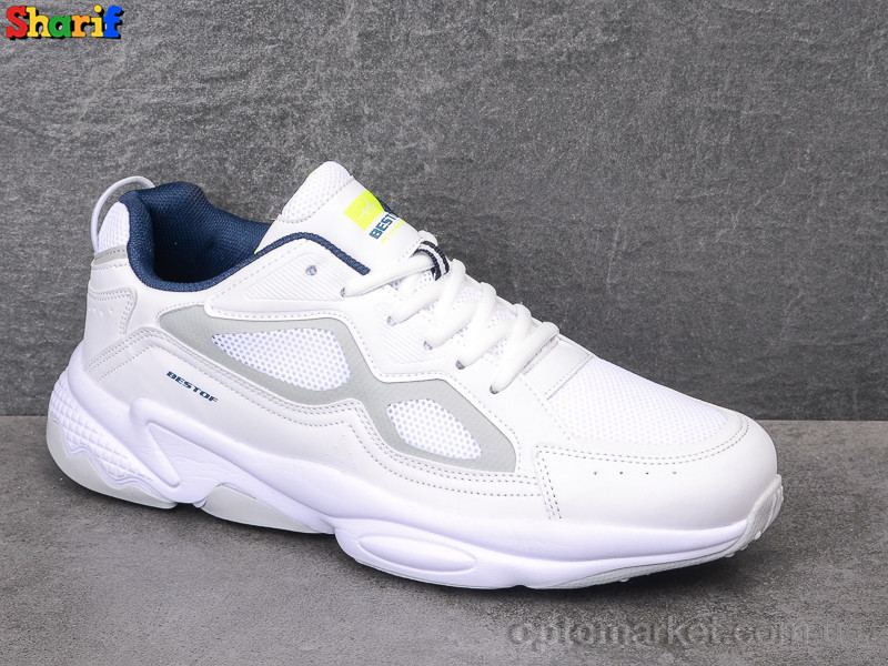 Купить Кросівки чоловічі 094-3 Bestof білий, фото 2