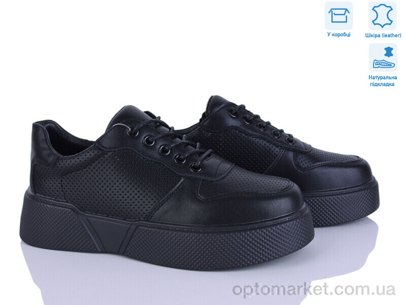 Купить Кросівки жіночі 096-1 Hengji чорний, фото 1