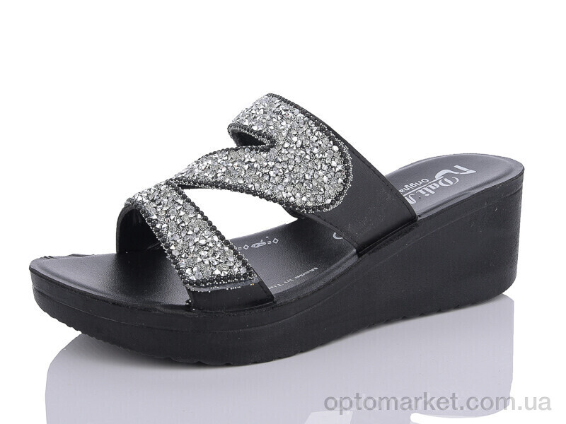 Купить Шльопанці жіночі 0980 black-silver Dali Moda чорний, фото 1