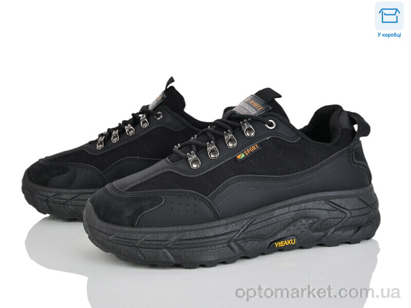 Купить Кросівки чоловічі 0L8891-1 Lilin чорний, фото 1