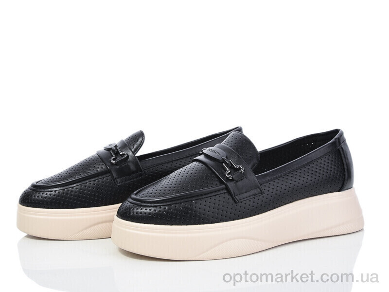 Купить Туфлі жіночі 0T503-1 піна Loretta чорний, фото 1