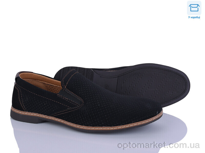 Купить Туфлі чоловічі 0T615-1 Weifeng чорний, фото 1
