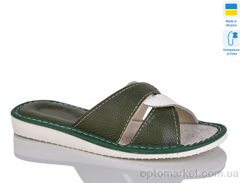 Купить Шльопанці жіночі 1-1 зелений комн TapMal зелений, фото 1