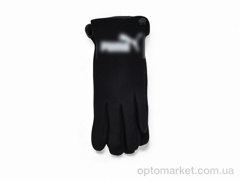 Купить Рукавички унісекс 1-162 PU black Anjela чорний, фото 1