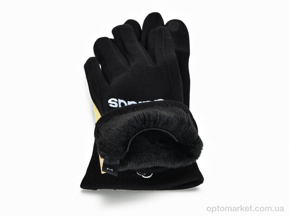 Купить Рукавички унісекс 1-163 AD black Anjela чорний, фото 3