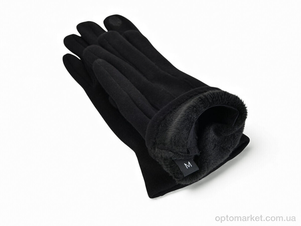 Купить Рукавички унісекс 1-164 TNF black Anjela чорний, фото 3