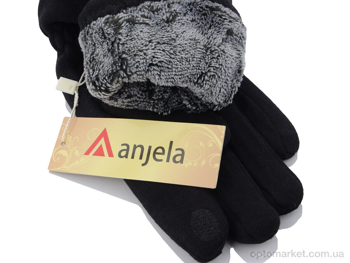 Купить Рукавички дитячі 1-171 Anjela чорний, фото 2