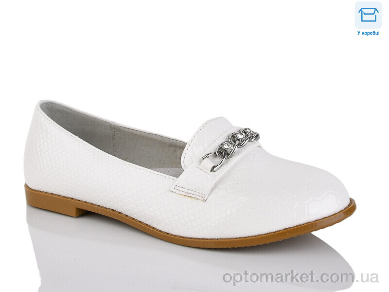 Купить Туфлі дитячі 1-702J Y.Top білий, фото 1