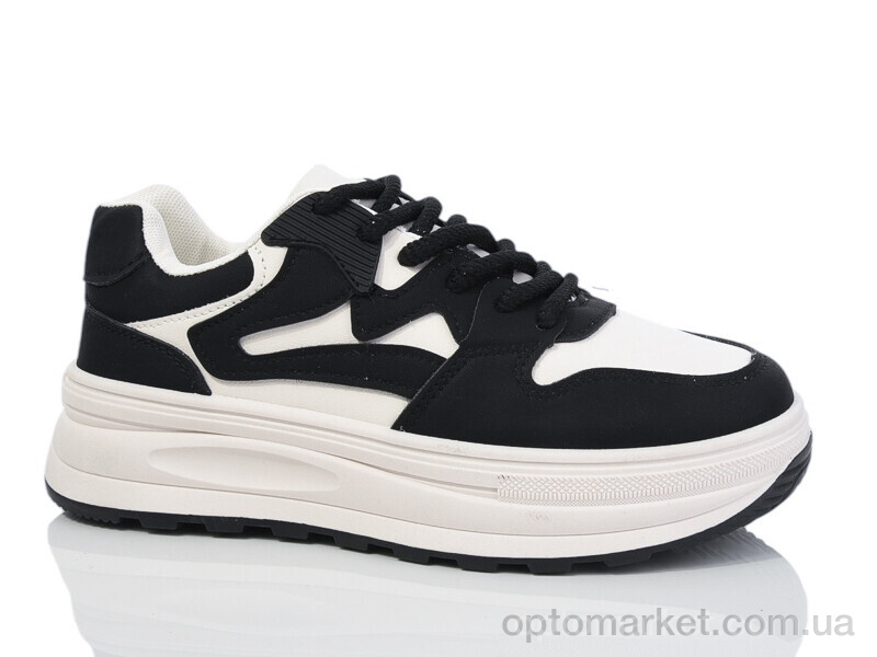 Купить Кросівки жіночі 1-727 Ouqidageni чорний, фото 1