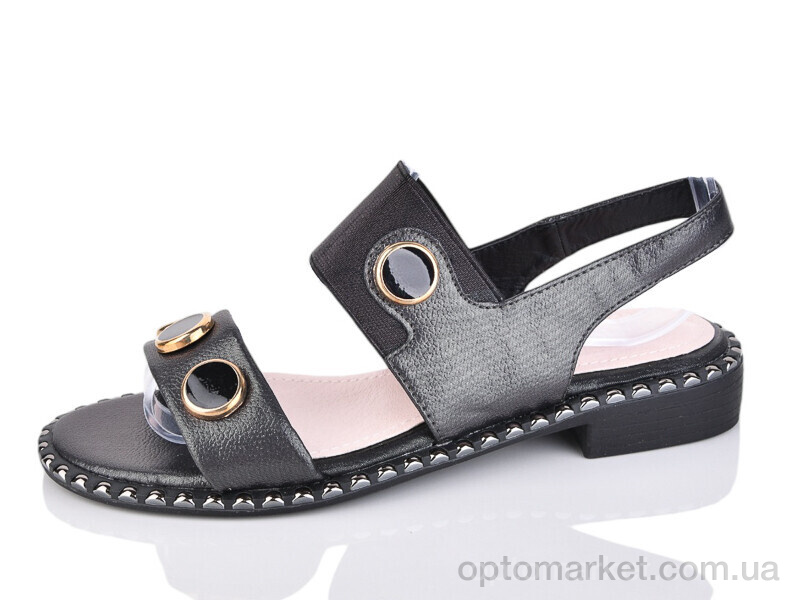 Купить Босоніжки жіночі 1-91C Fuguiyun графіт, фото 1