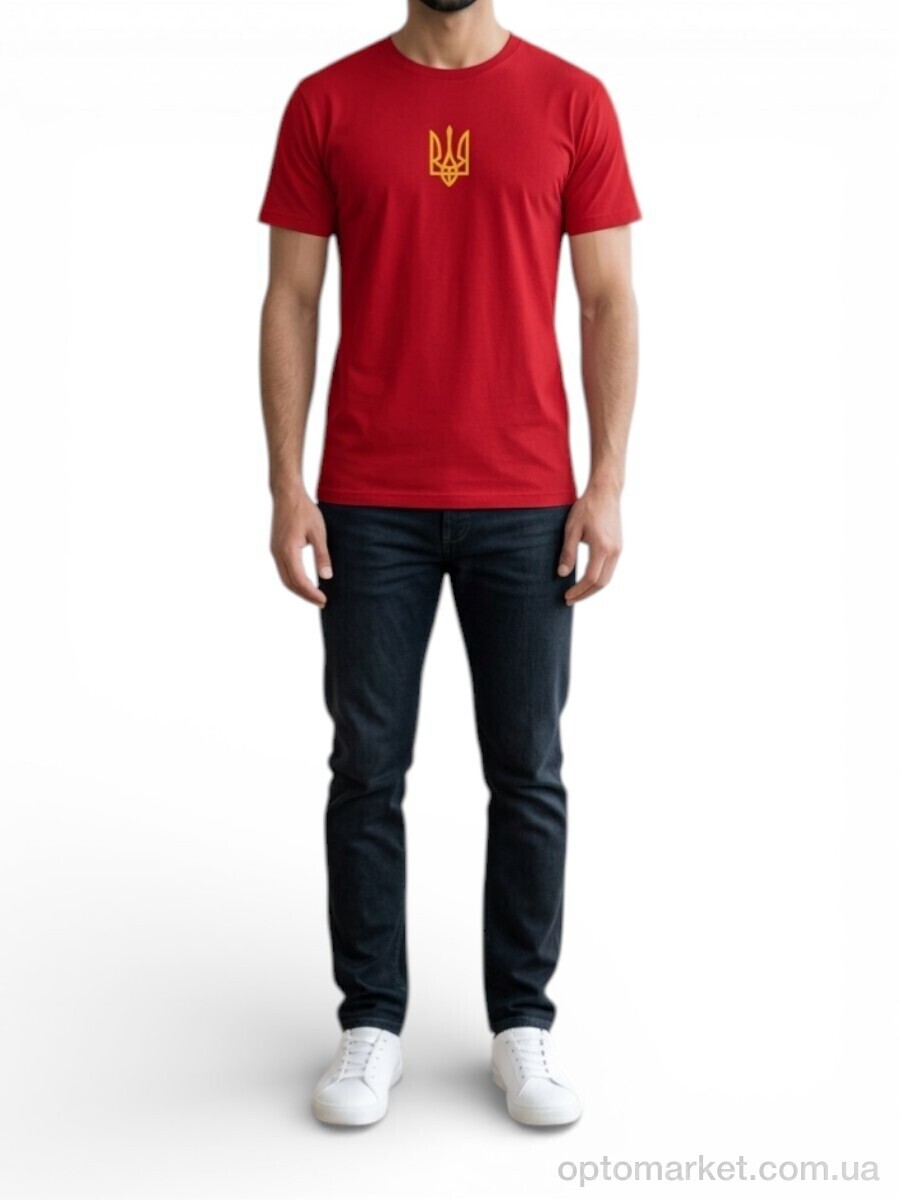 Купить Футболка чоловічі 1 бордовий Sport style бордовий, фото 1