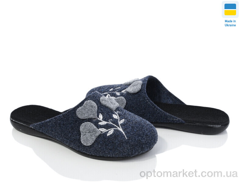 Купить Капці жіночі 100-22 синій Klerotex синій, фото 1