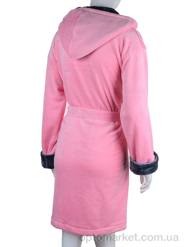 Купить Халат жіночі 100010 l.pink Sharm рожевий, фото 2