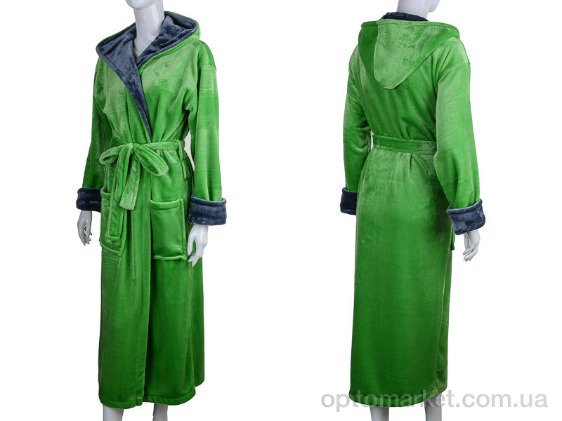 Купить Халат жіночі 100011 l.green Sharm зелений, фото 3