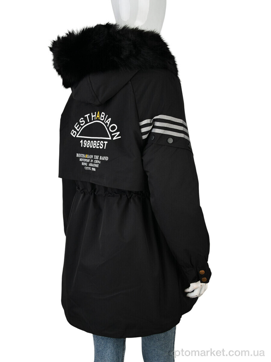 Купить Куртка жіночі 1001 ( 12052) black Yajian чорний, фото 2