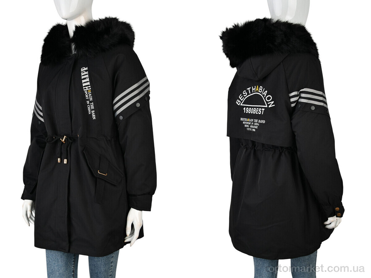 Купить Куртка жіночі 1001 ( 12052) black Yajian чорний, фото 6