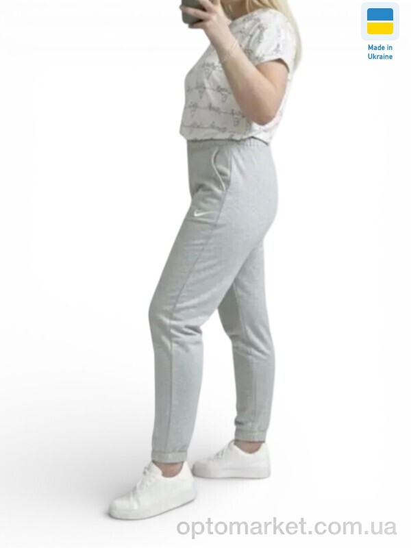 Купить Спортивні штаны жіночі 10055-1NI св.сірий N.ke сірий, фото 2