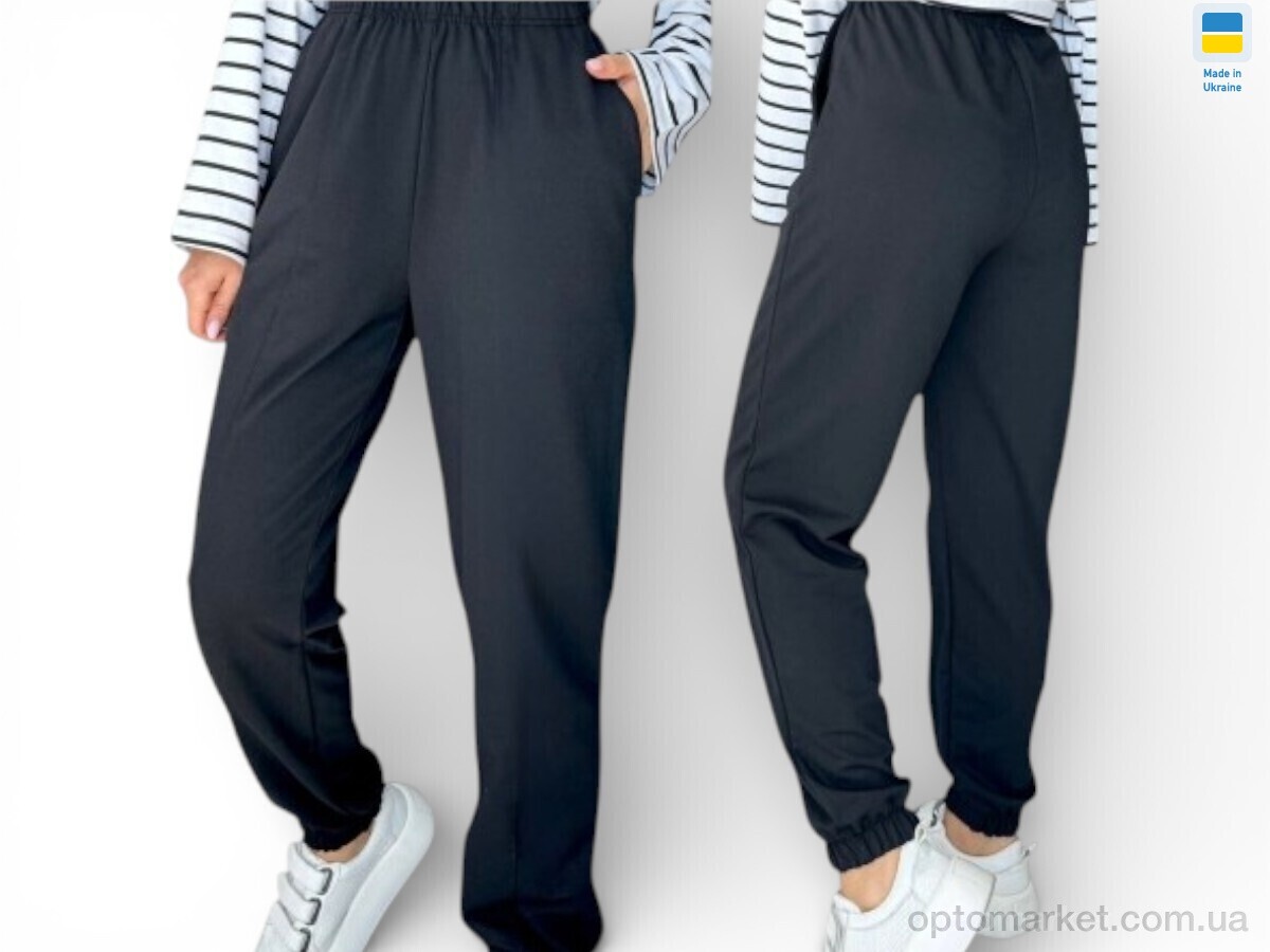 Купить Спортивні штаны жіночі 10055 батал чорний Sport style чорний, фото 1