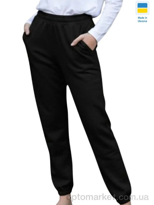 Купить Спортивні штаны жіночі 10055 чорний батал Sport style чорний, фото 1