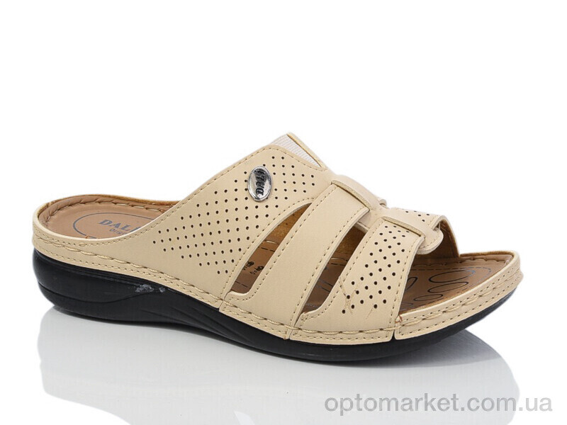 Купить Шльопанці жіночі 1007 беж Dali Moda бежевий, фото 1