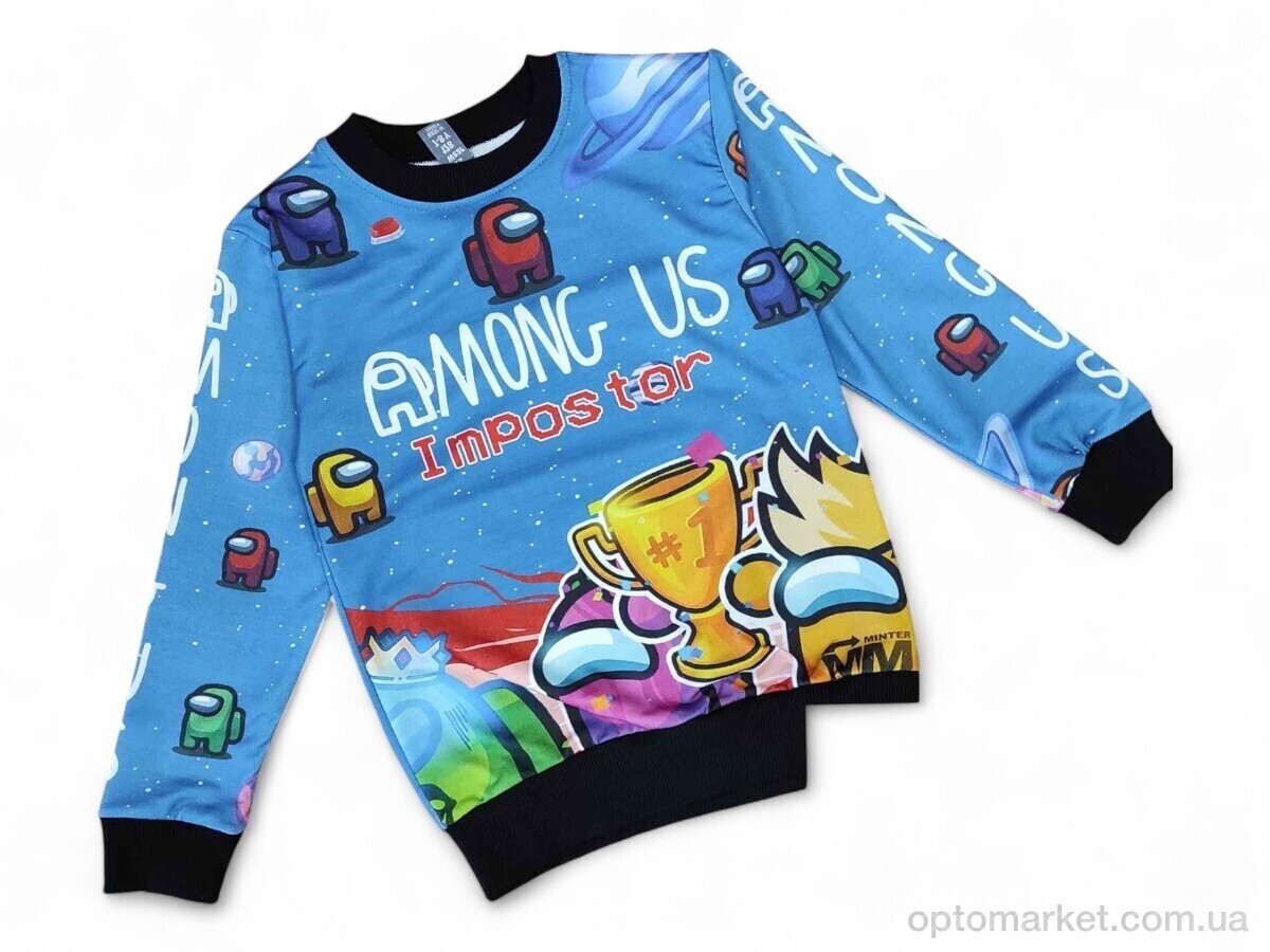 Купить Батник дитячі 1007 блакитний (8-16) Muko Kids блакитний, фото 1