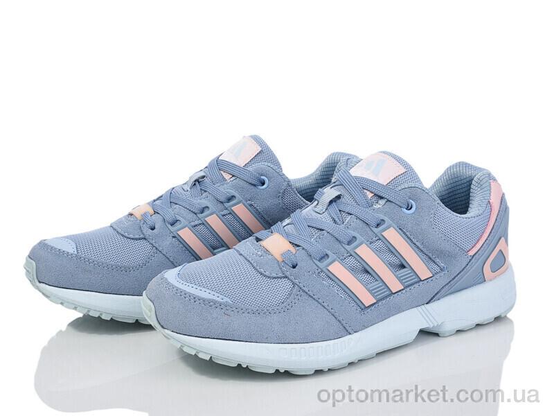 Купить Кросівки жіночі 1008-6 A.idas синій, фото 2