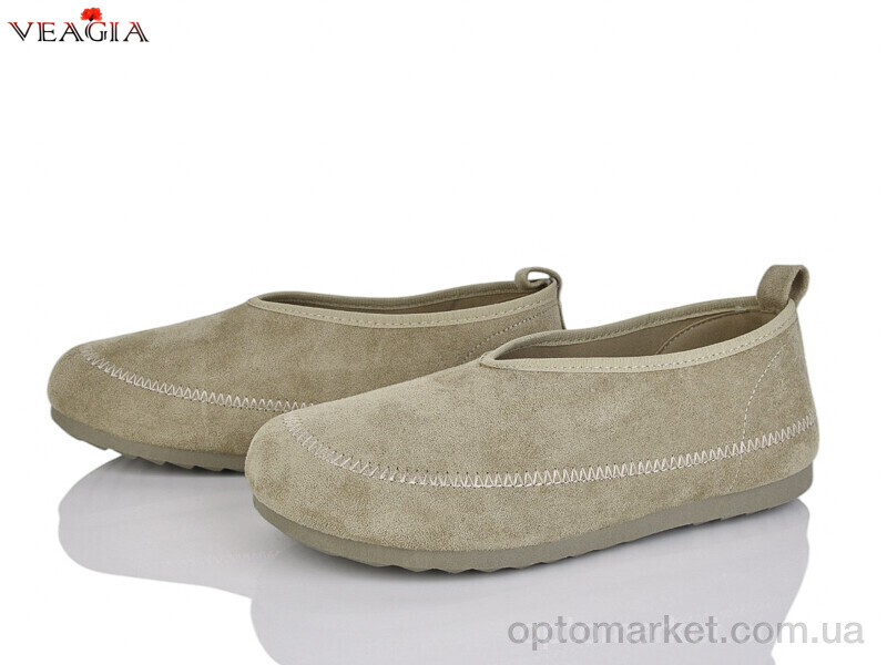 Купить Мокасини жіночі 10089-1 FAN бежевий, фото 1