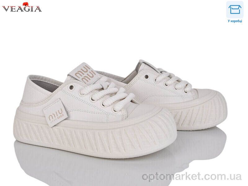 Купить Кеди жіночі 10092-2 FAN бежевий, фото 1