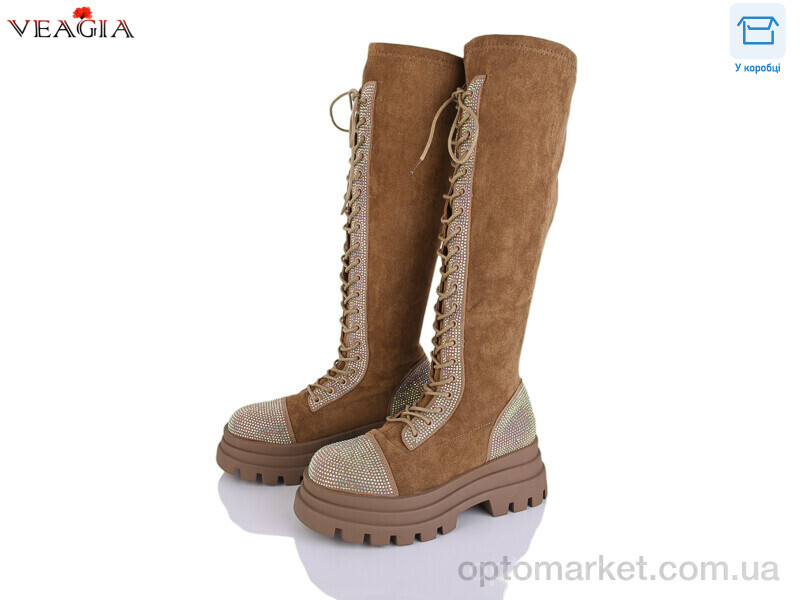 Купить Чоботи жіночі 10097-2 Veagia коричневий, фото 1