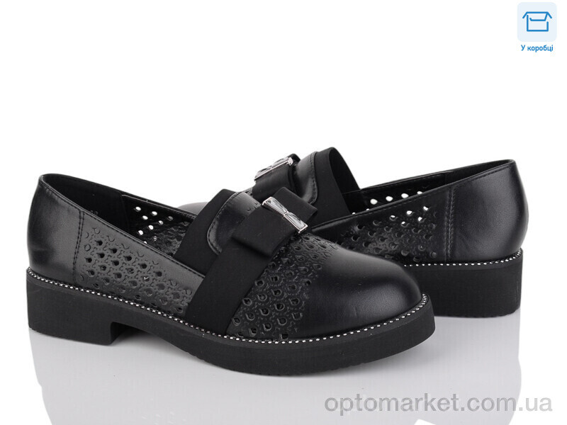 Купить Туфлі жіночі 101-1 Fuguiyun чорний, фото 1