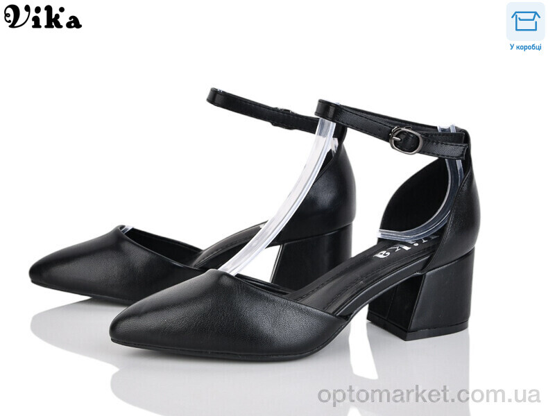 Купить Туфлі жіночі 101-2 Vika чорний, фото 1