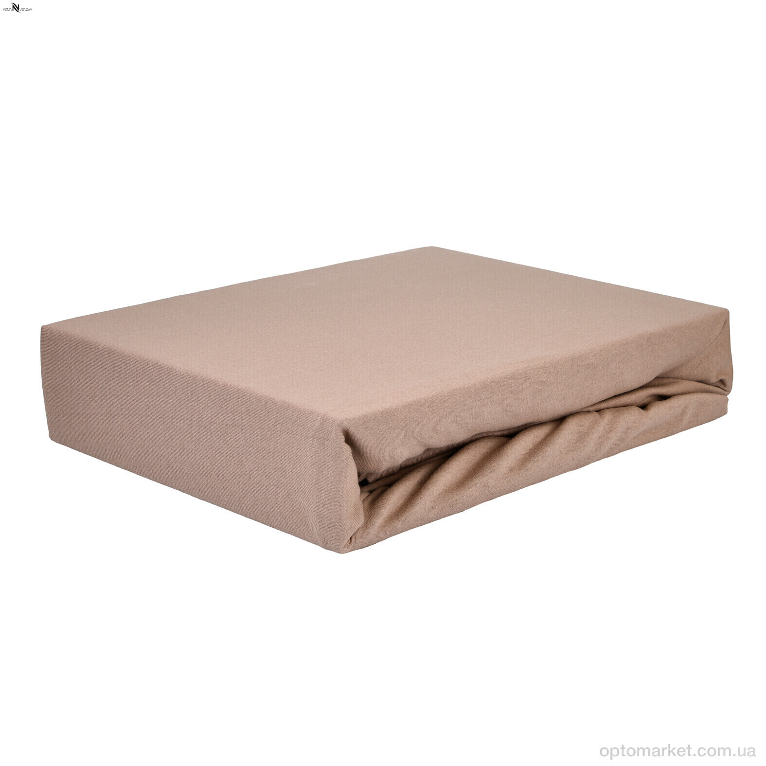 Купить Постільна білизна унісекс 101-3 Простирало ТРИКОТАЖНЕ (120x200)+одна наволочка(50x70) бежевий NOVA VIDNOVA блакитний, фото 4