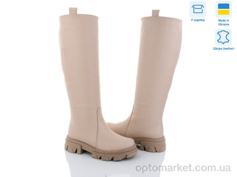 Купить Чоботи жіночі 101 бежевий к демі Mona Lisa бежевий, фото 1